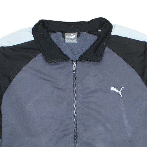 Puma Men's Blue Full Zip Sweatshirt 2XL Sports Style