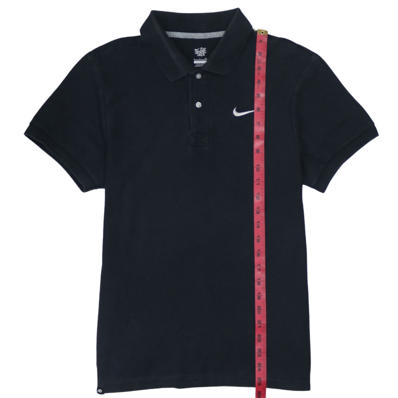 Nike Men's Black Cotton Athletic Polo Shirt Size S