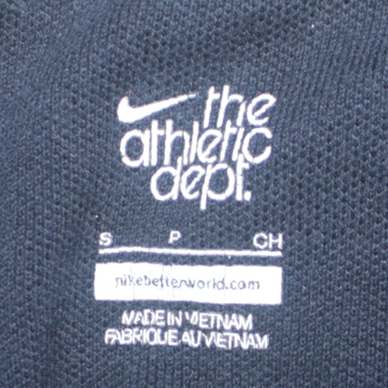 Nike Men's Black Cotton Athletic Polo Shirt Size S