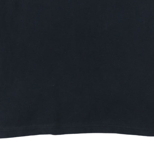 Nike Men's Black Cotton Athletic Polo Shirt Size S