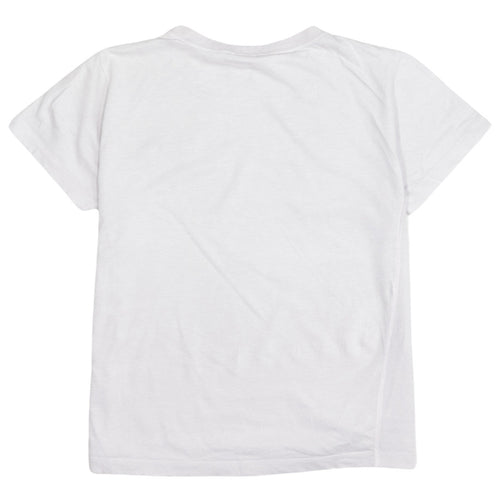 Champion Men's White Medium Embroidered Logo Cotton T-Shirt