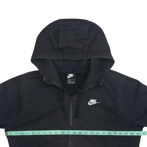 Nike Men's Black Full Zip Hoodie Size S Regular Fit Fleece Sweatshirt
