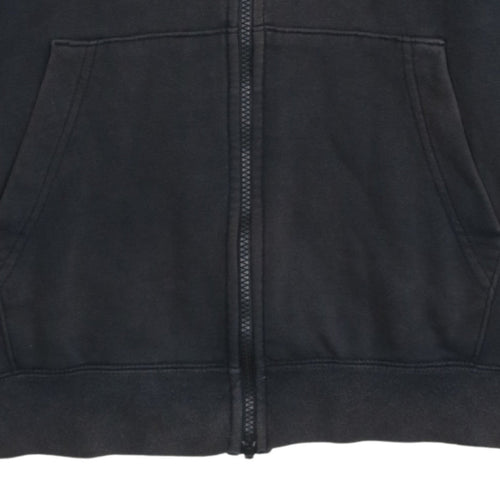 Nike Men's Black Full Zip Hoodie Size S Regular Fit Fleece Sweatshirt