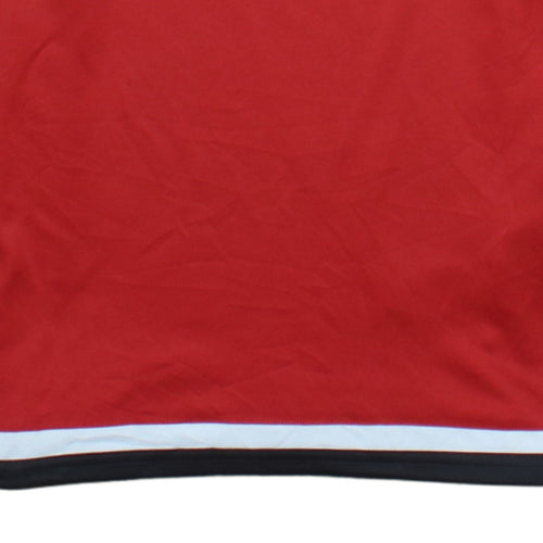 Adidas Mens Red Climacool Football Pullover Sweatshirt Size S
