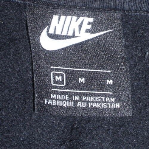 Nike Men's Black Pullover Hoodie Size M Cotton Fleece