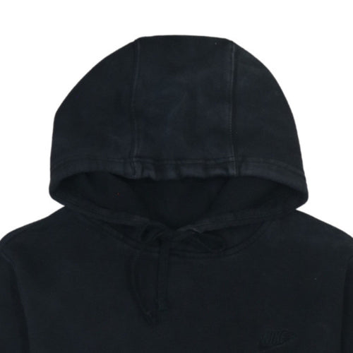 Nike Men's Black Pullover Hoodie Size M Cotton Fleece