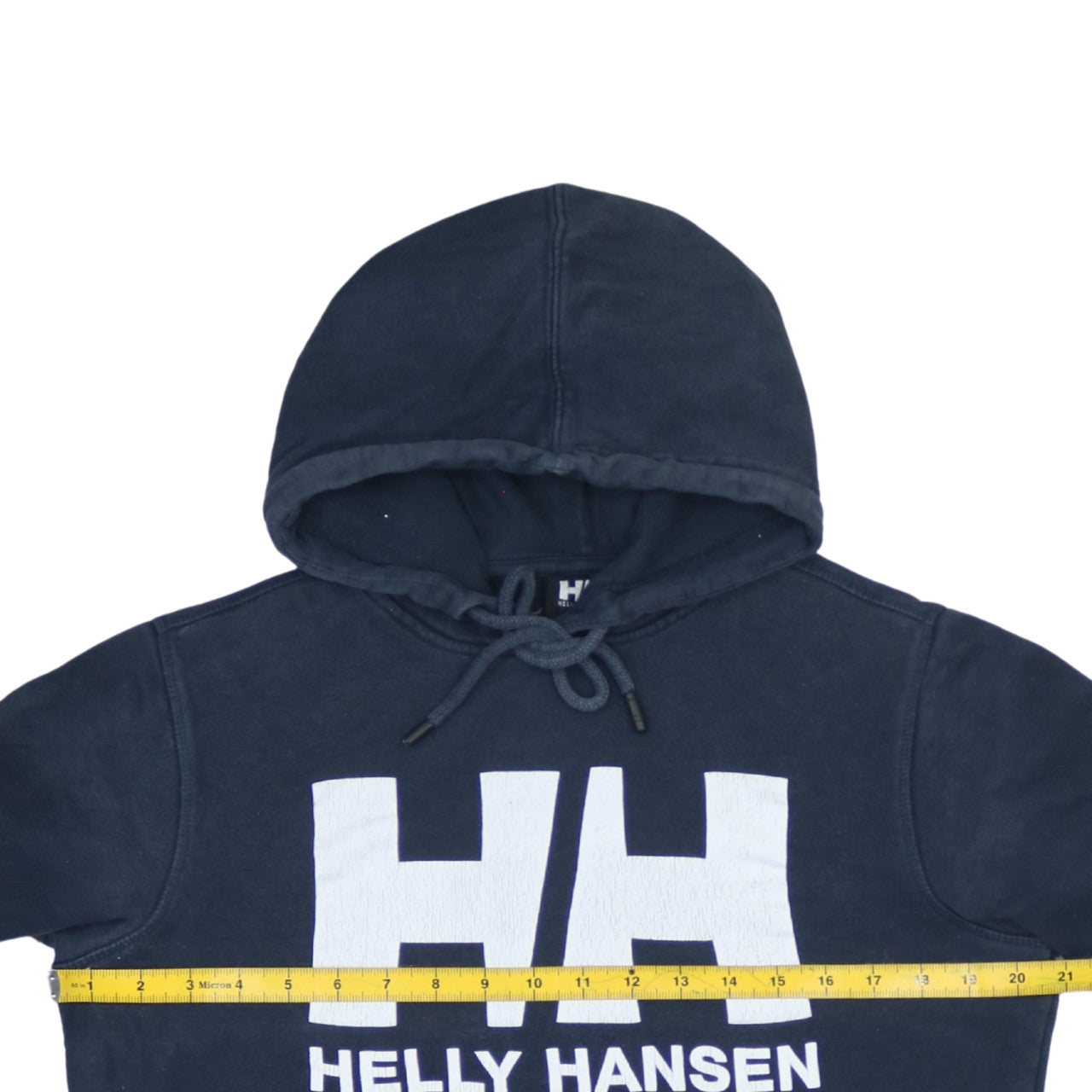 Helly Hansen Men's Blue Pullover Hoodie Small Logo Outdoor Sweatshirt