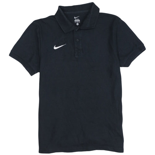 Nike Men's Black Cotton Polo Shirt M Short Sleeve Sports Top