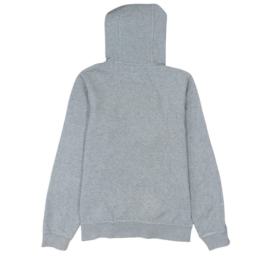 Nike Men's Grey Pullover Hoodie Small Logo Graphic Sweatshirt