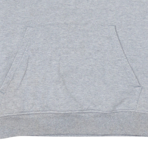 The North Face Womens Grey Pullover Hoodie Size M Cotton Blend