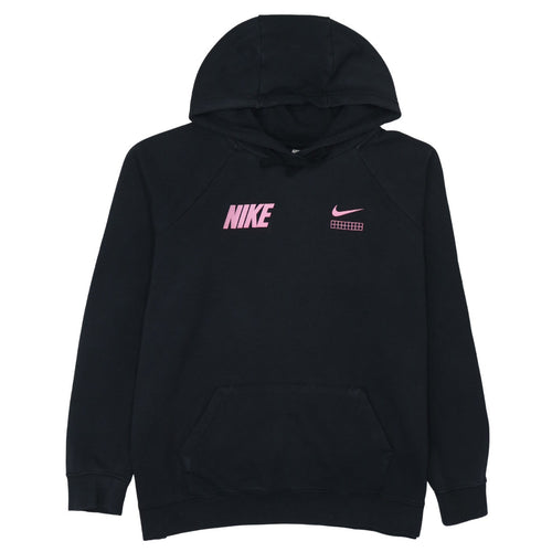 Nike Men's Black XL Pullover Hoodie Fleece Sports Logo Sweatshirt