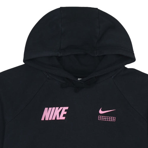 Nike Men's Black XL Pullover Hoodie Fleece Sports Logo Sweatshirt