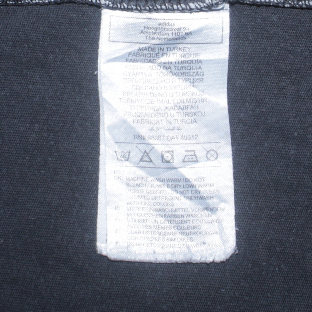 Adidas Men's Black XL Sports Crew Neck Short Sleeve T-Shirt