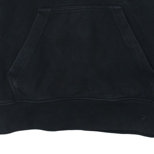 Adidas Womens Black XS Pullover Hoodie Sweatshirt Hooded Logo Cotton