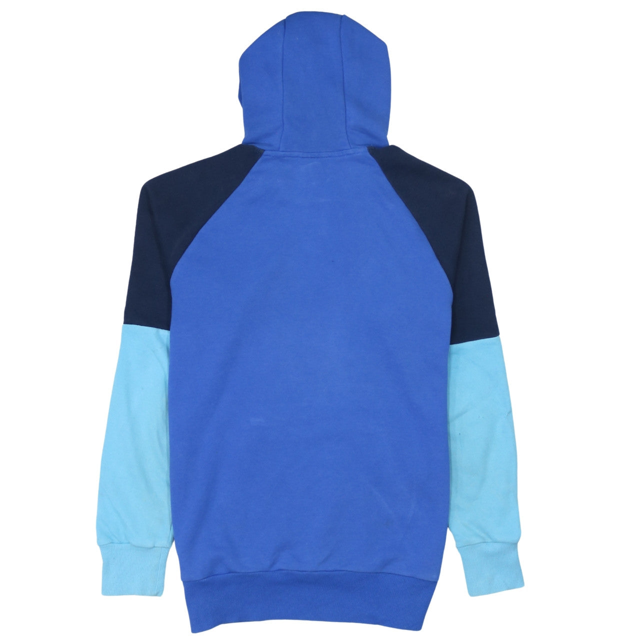 Adidas Men's Blue Pullover Hoodie Medium Hooded Logo Sweatshirt
