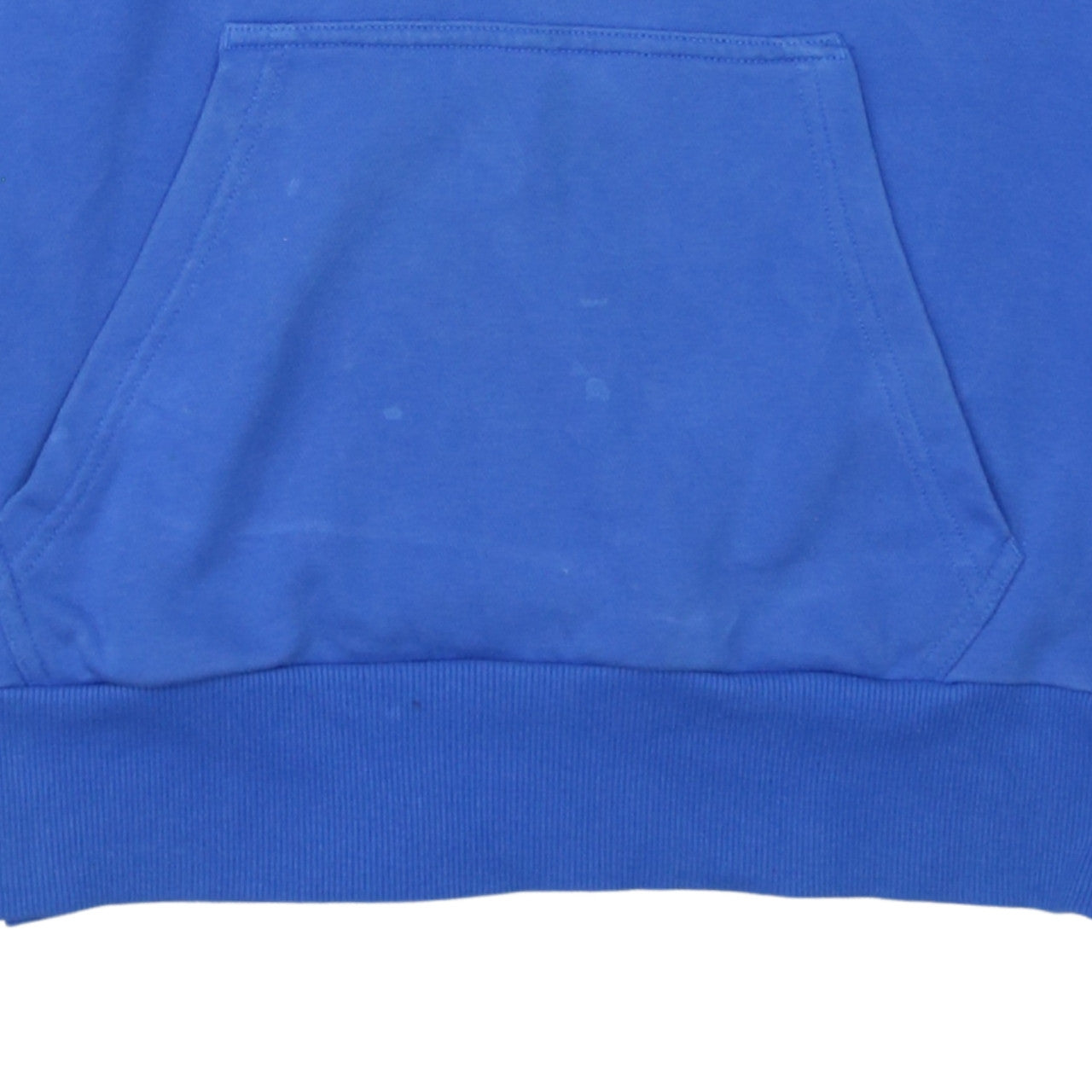 Adidas Men's Blue Pullover Hoodie Medium Hooded Logo Sweatshirt