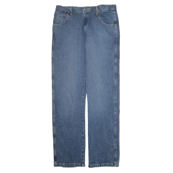 Wrangler Men's Blue 34x34 Straight Fit Denim Jeans