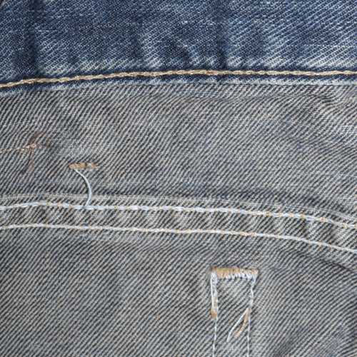 Wrangler Men's Blue 34x34 Straight Fit Denim Jeans