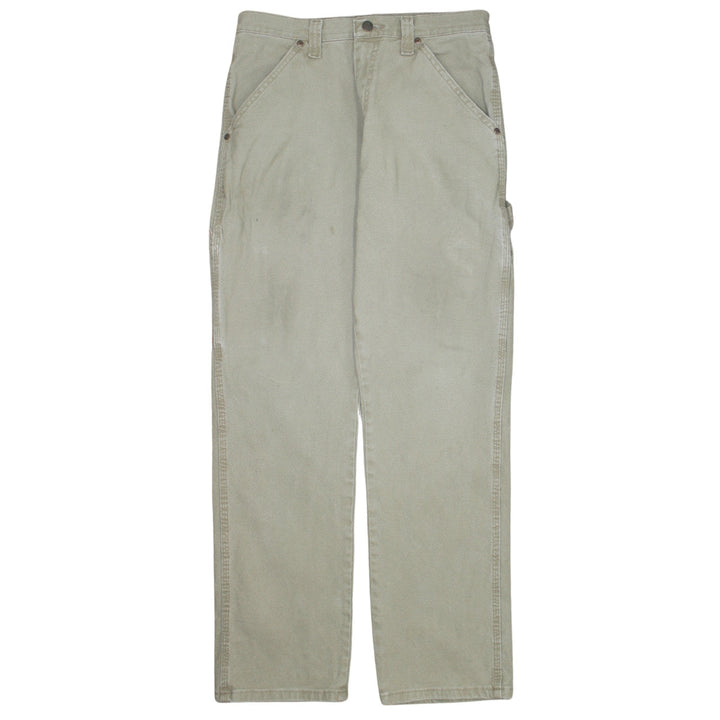 Wrangler Men's Beige Straight Leg Jeans 30x32 Cotton Blend