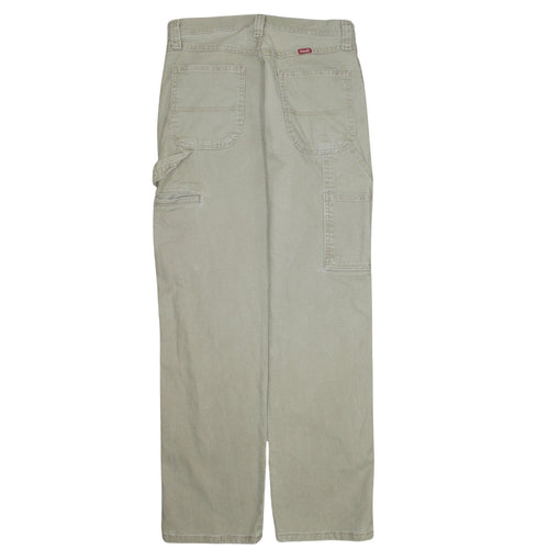 Wrangler Men's Beige Straight Leg Jeans 30x32 Cotton Blend