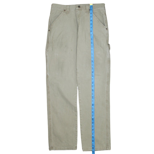 Wrangler Men's Beige Straight Leg Jeans 30x32 Cotton Blend