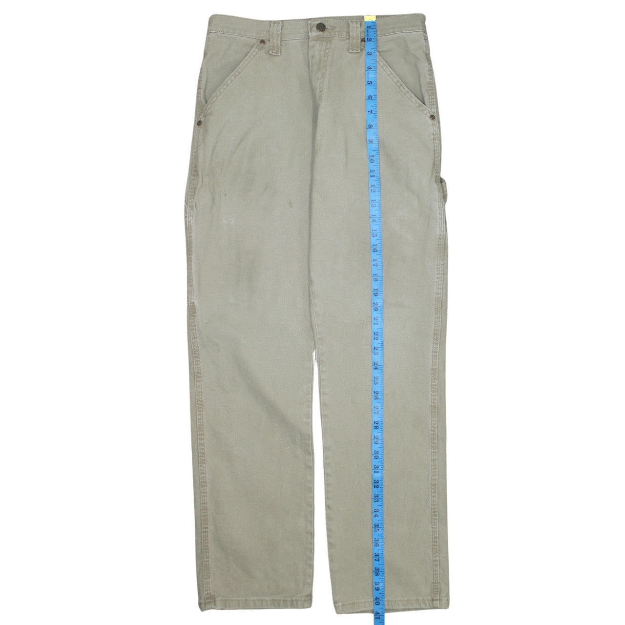 Wrangler Men's Beige Straight Leg Jeans 30x32 Cotton Blend