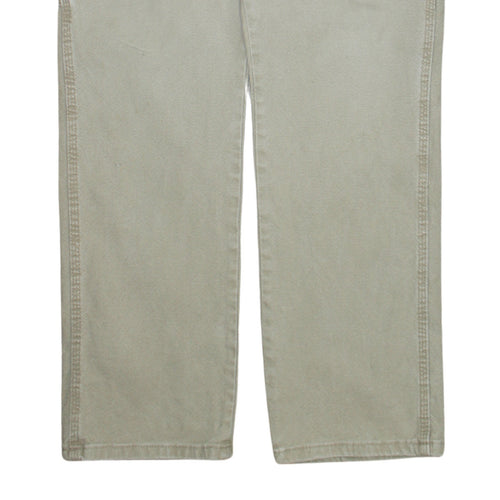 Wrangler Men's Beige Straight Leg Jeans 30x32 Cotton Blend