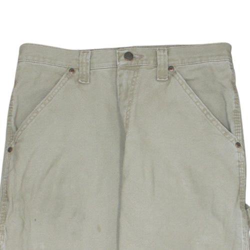 Wrangler Men's Beige Straight Leg Jeans 30x32 Cotton Blend
