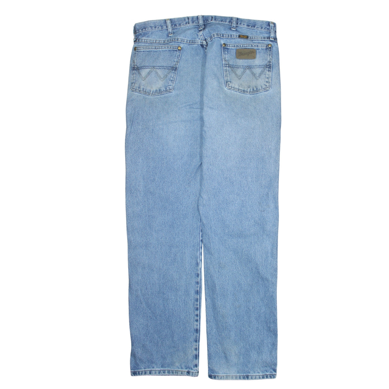 Wrangler Womens Blue High Rise Straight Leg Denim Jeans Size 20