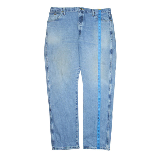 Wrangler Womens Blue High Rise Straight Leg Denim Jeans Size 20
