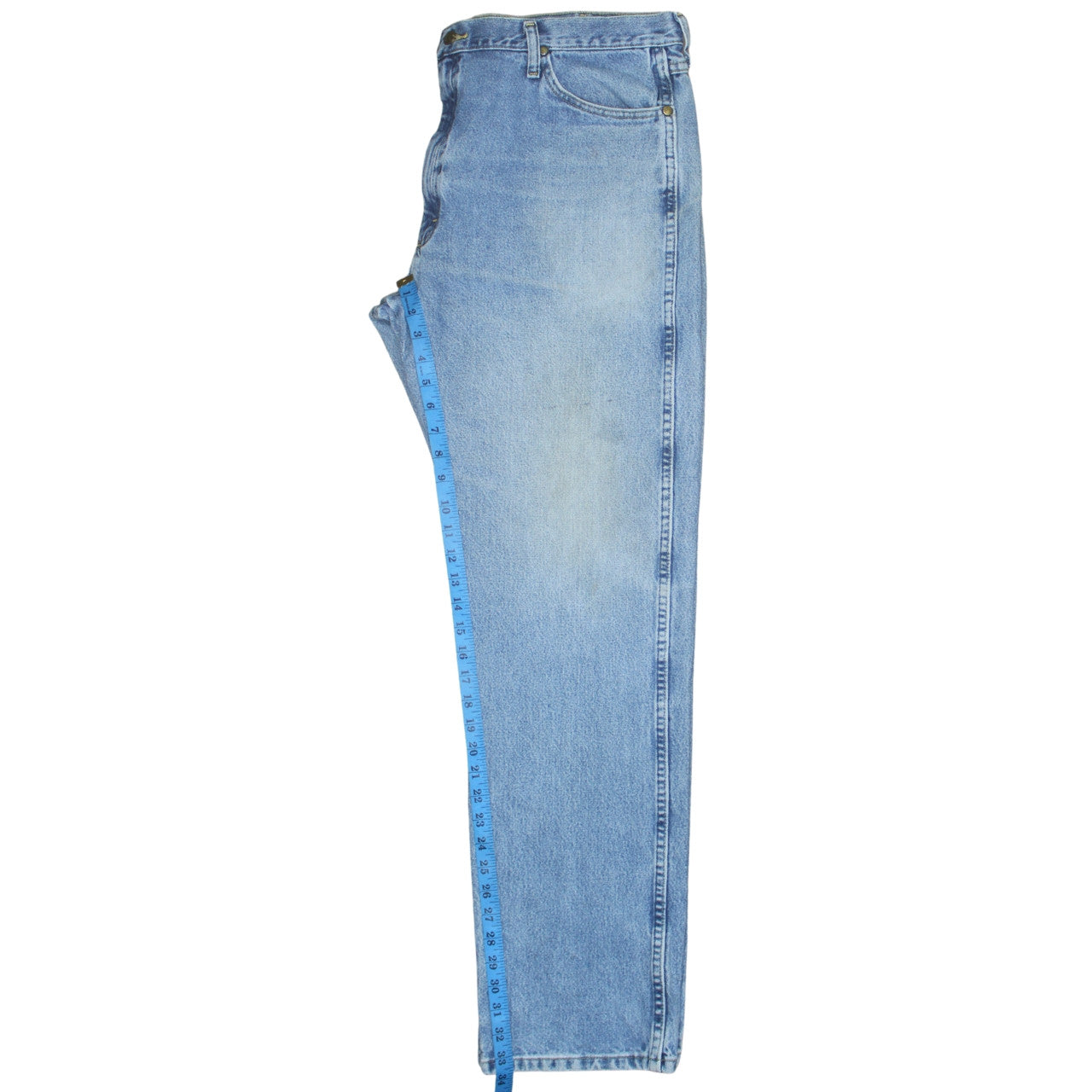Wrangler Womens Blue High Rise Straight Leg Denim Jeans Size 20