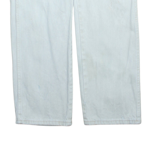 Wrangler Men Light Blue Straight Denim Jeans 32x30 Regular Fit