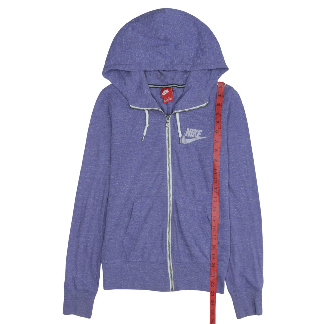 Nike Unisex Purple Full Zip Hoodie XS Lightweight Sportswear