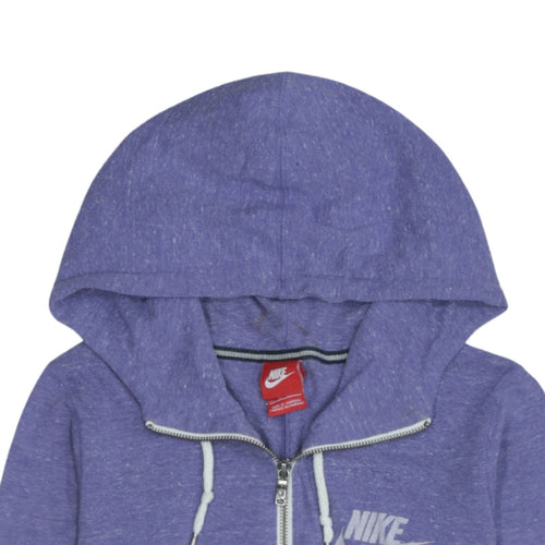 Nike Unisex Purple Full Zip Hoodie XS Lightweight Sportswear