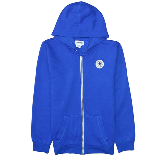 Converse Boys Blue Full Zip Hoodie XL 13-15 Years Cotton Blend Casual