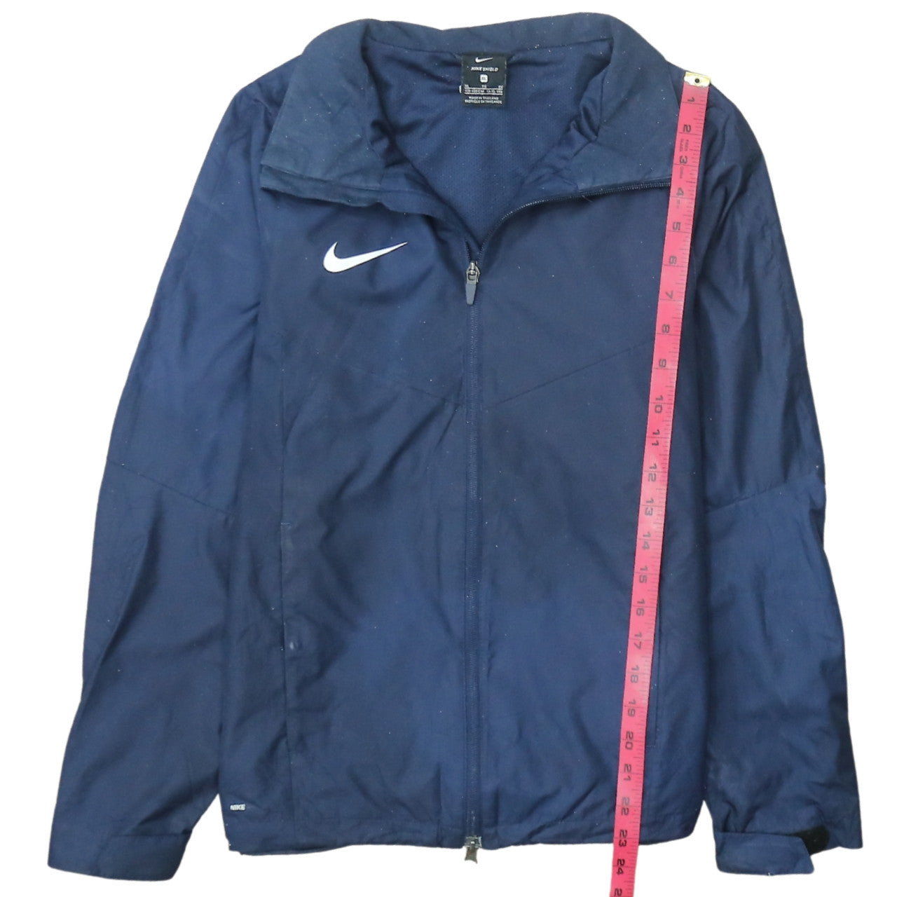 Nike Boys Blue XL 13-15 Years Windbreaker Jacket Water Resistant Full Zip