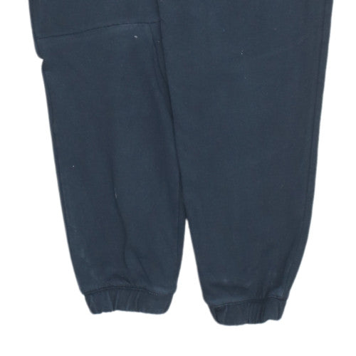 Reebok Womens Black Jogger Sweatpants Size S Fleece Tapered Activewear