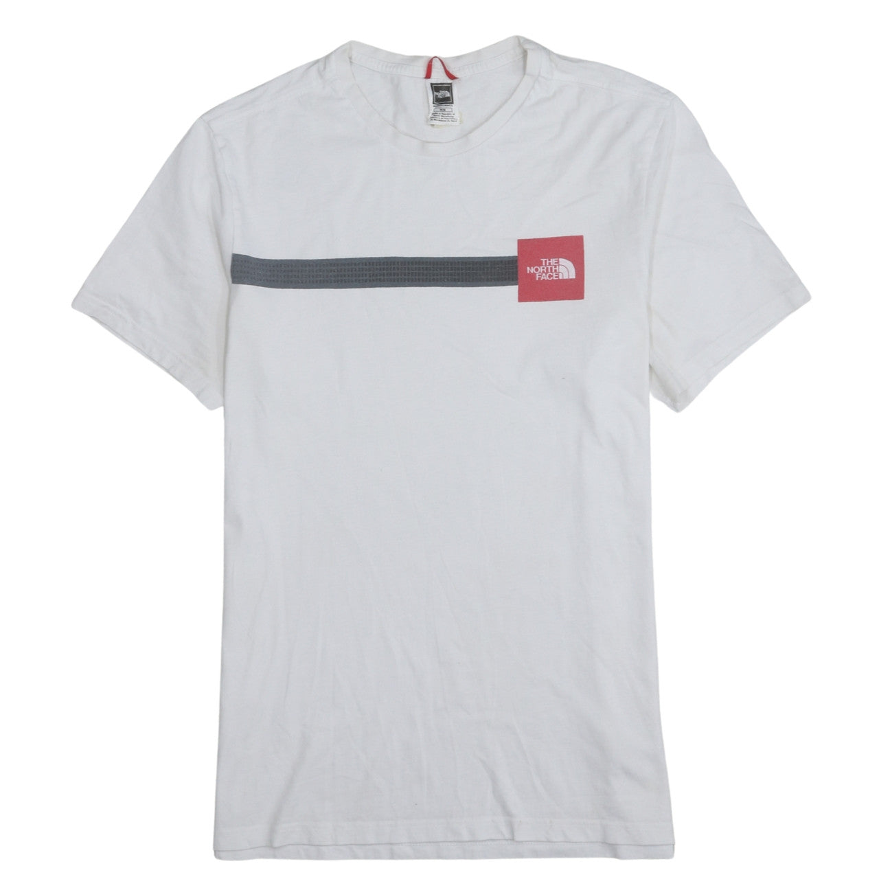 The North Face Men's White Logo Graphic Cotton T-Shirt Size M