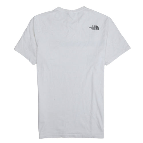 The North Face Men's White Logo Graphic Cotton T-Shirt Size M