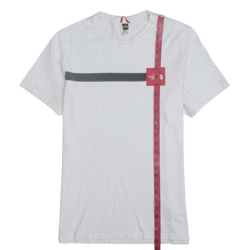 The North Face Men's White Logo Graphic Cotton T-Shirt Size M