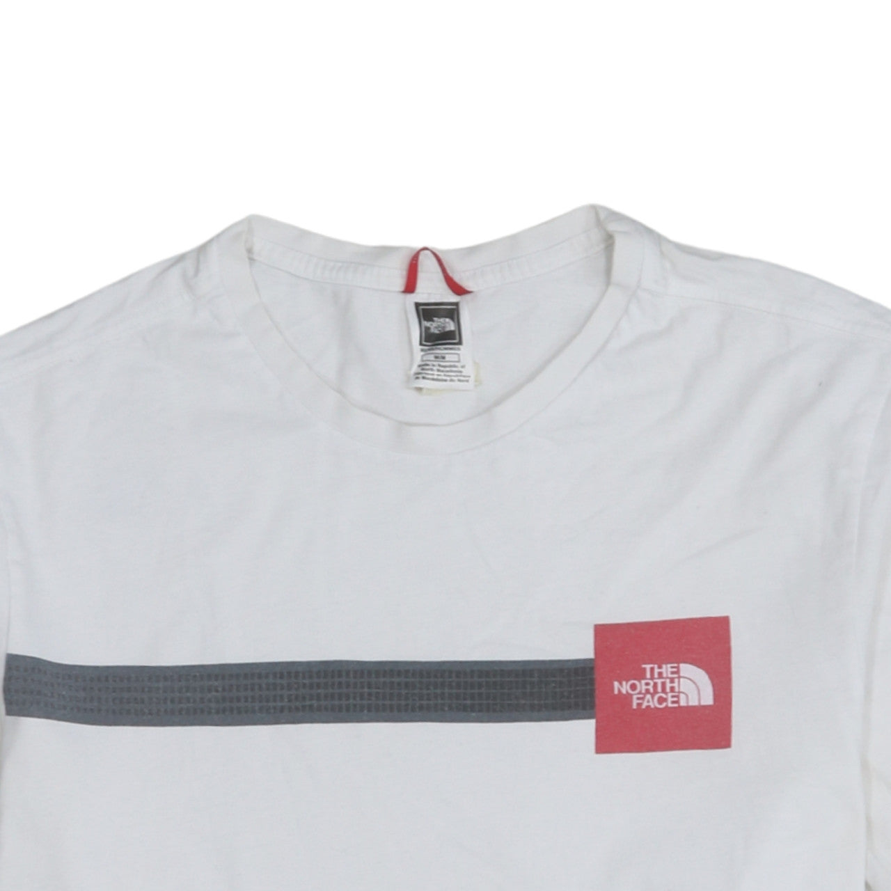 The North Face Men's White Logo Graphic Cotton T-Shirt Size M