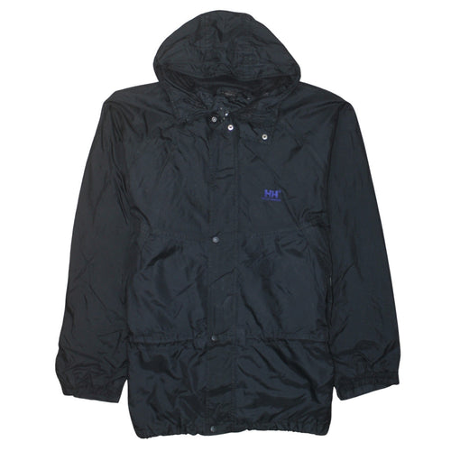 Helly Hansen Men's Black L Waterproof Hooded Rain Jacket