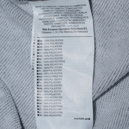 Nike Men's Grey Dri-FIT Jogger Trousers Size M Polyester Activewear