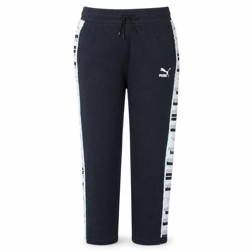 Puma Women’s Black Jogger Trousers Size 10 Side Stripe Activewear