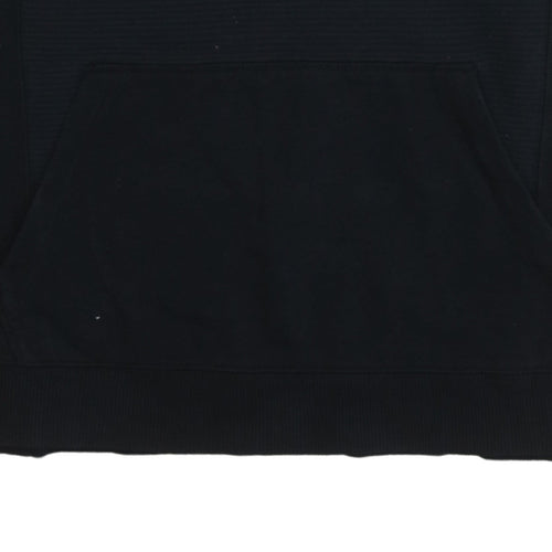 Under Armour Boys Black YXL 1/4 Zip Hoodie Threadborne ColdGear