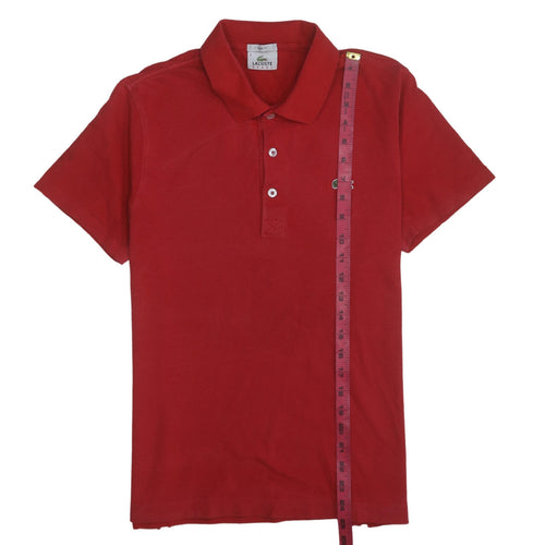 Lacoste Sport Men's Red Slim Fit Cotton Polo Shirt XL