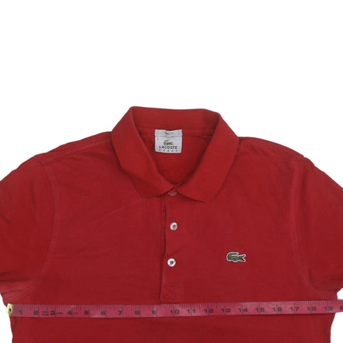 Lacoste Sport Men's Red Slim Fit Cotton Polo Shirt XL