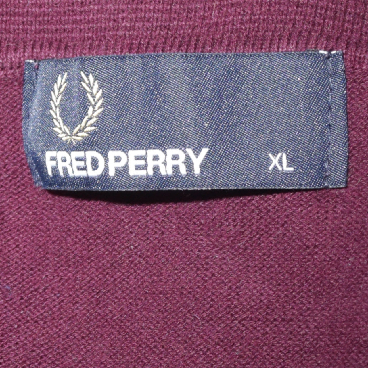Fred Perry Men's Purple Cotton Knit Polo Shirt XL Classic Fit