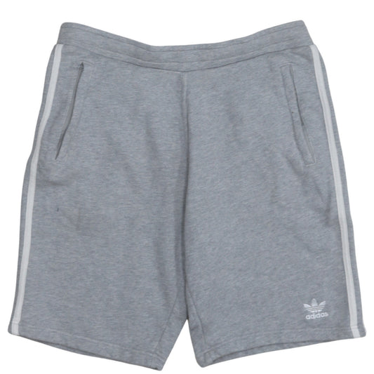 Adidas Men's Grey Athletic Shorts Size S Elastic Waist Gym Training