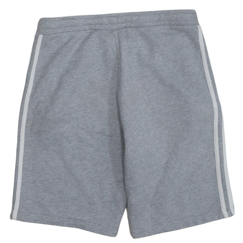 Adidas Men's Grey Athletic Shorts Size S Elastic Waist Gym Training